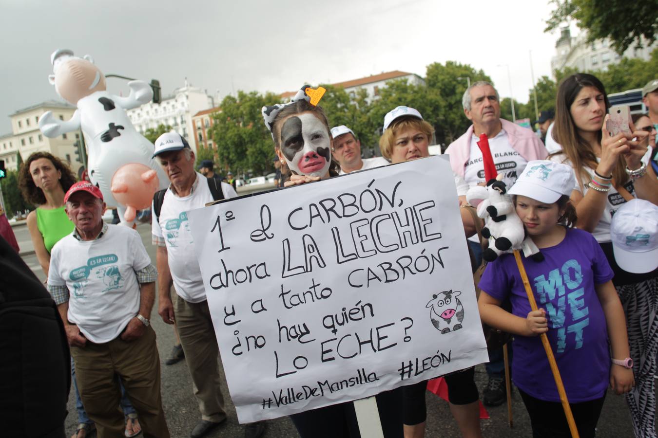 Marcha blanca por el futuro del sector lácteo