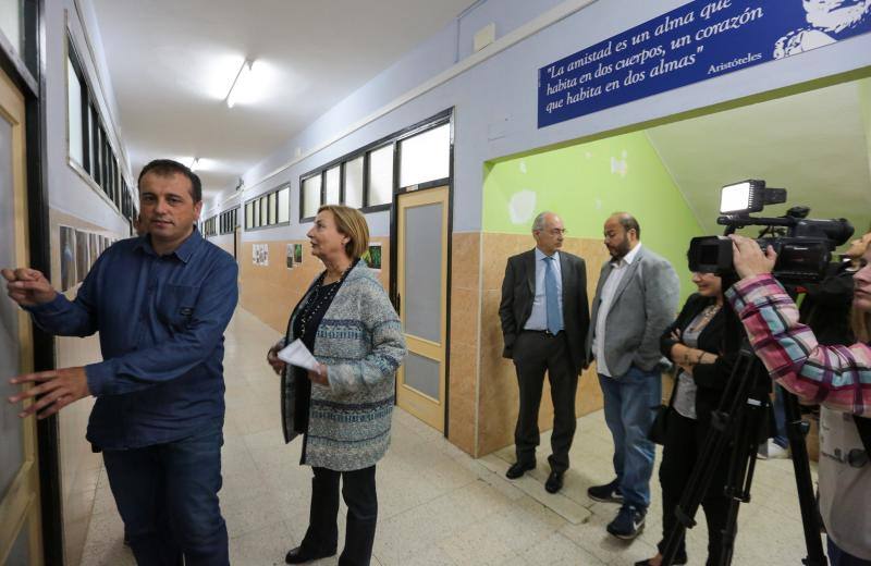 Inicio del curso en el Instituto de La Luz, en Avilés.