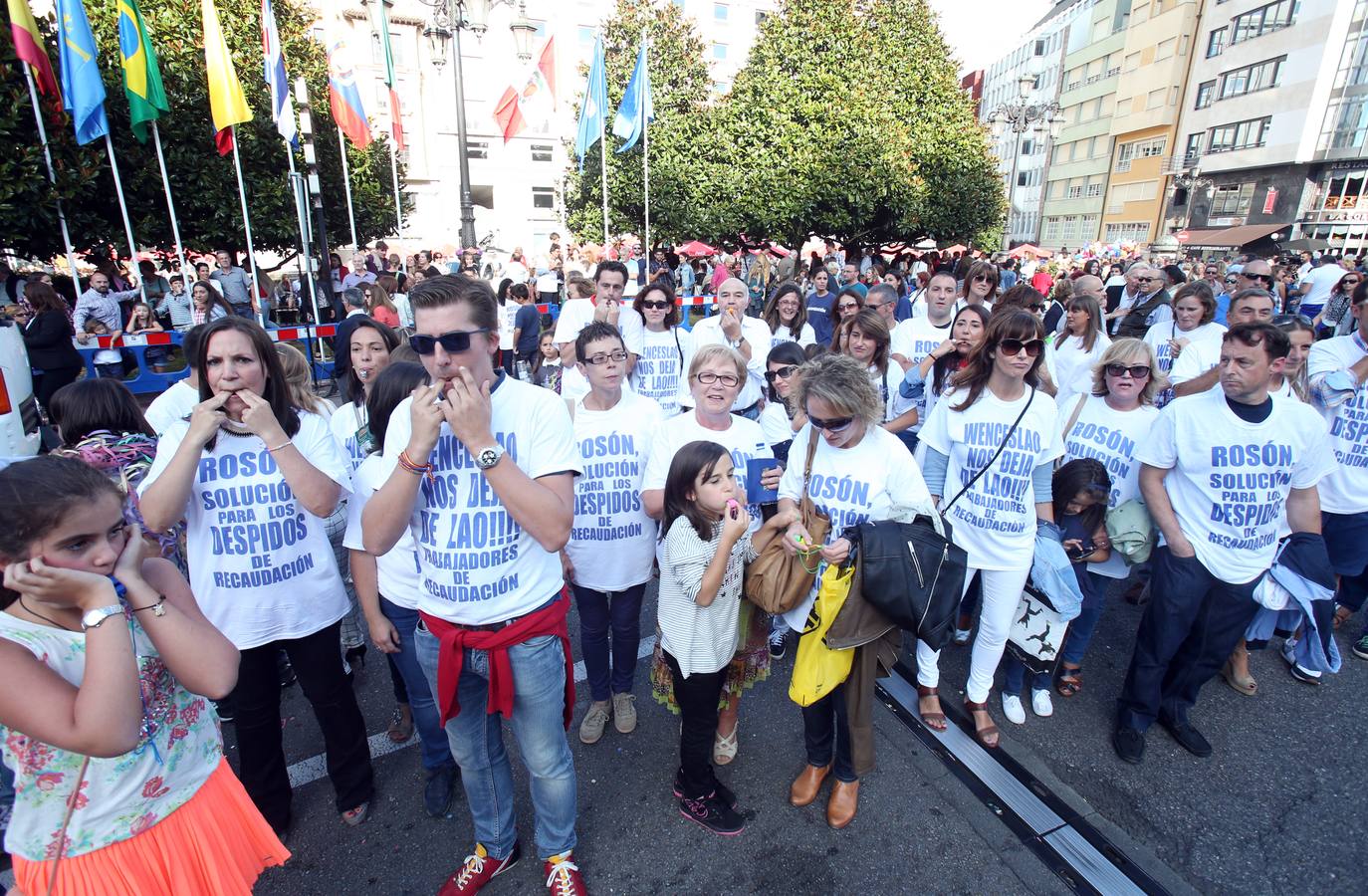 Desfile del Día de América en Aturias