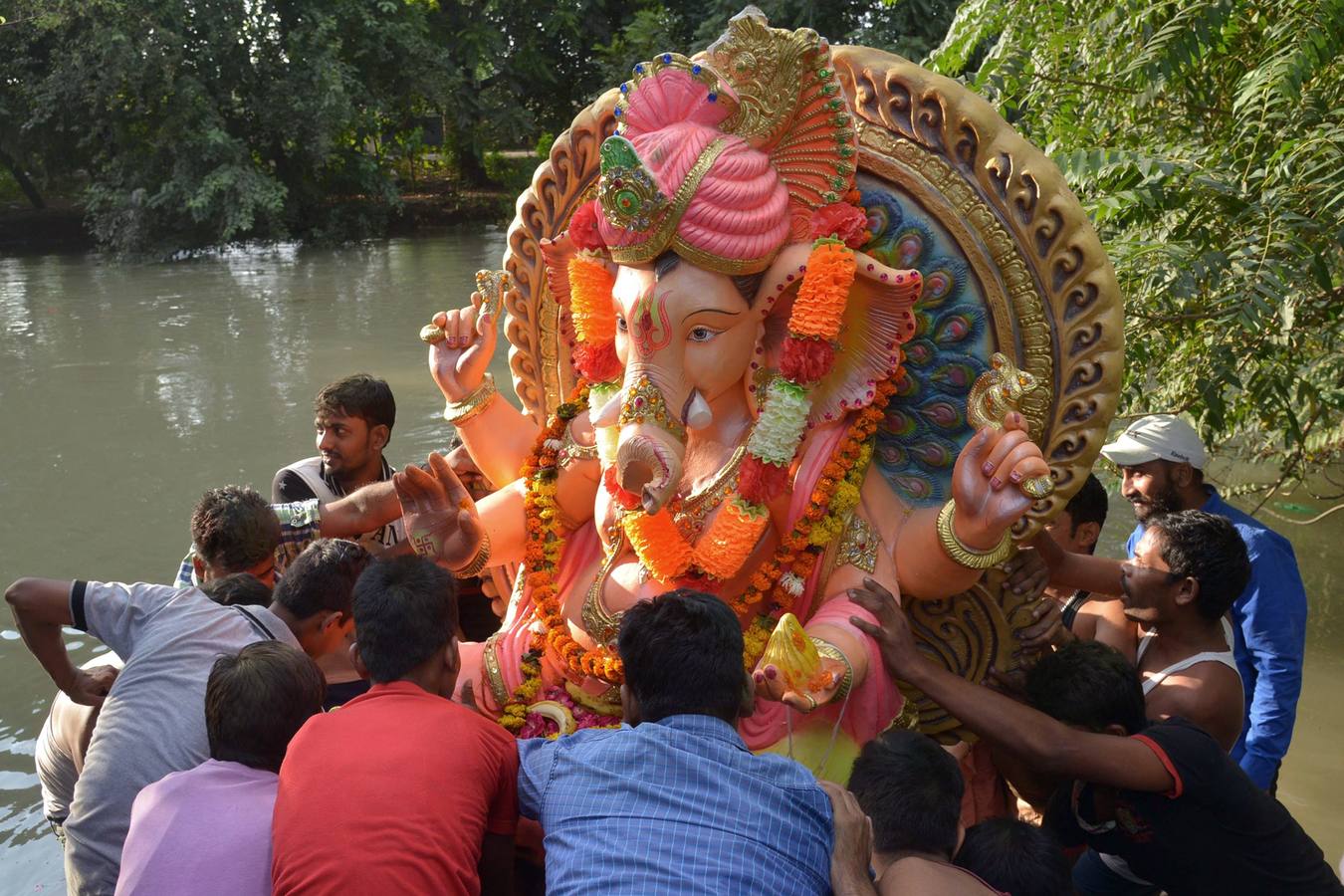 Festival en honor a Ganesha