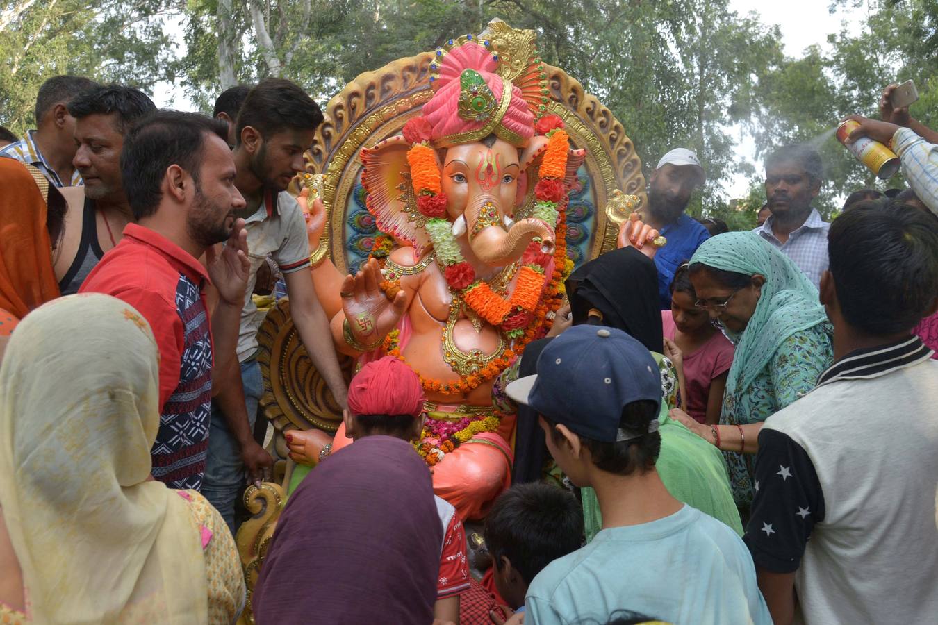 Festival en honor a Ganesha