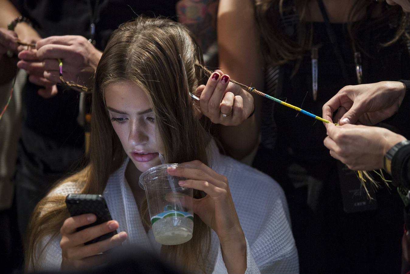 El backstage de las grandes pasarelas