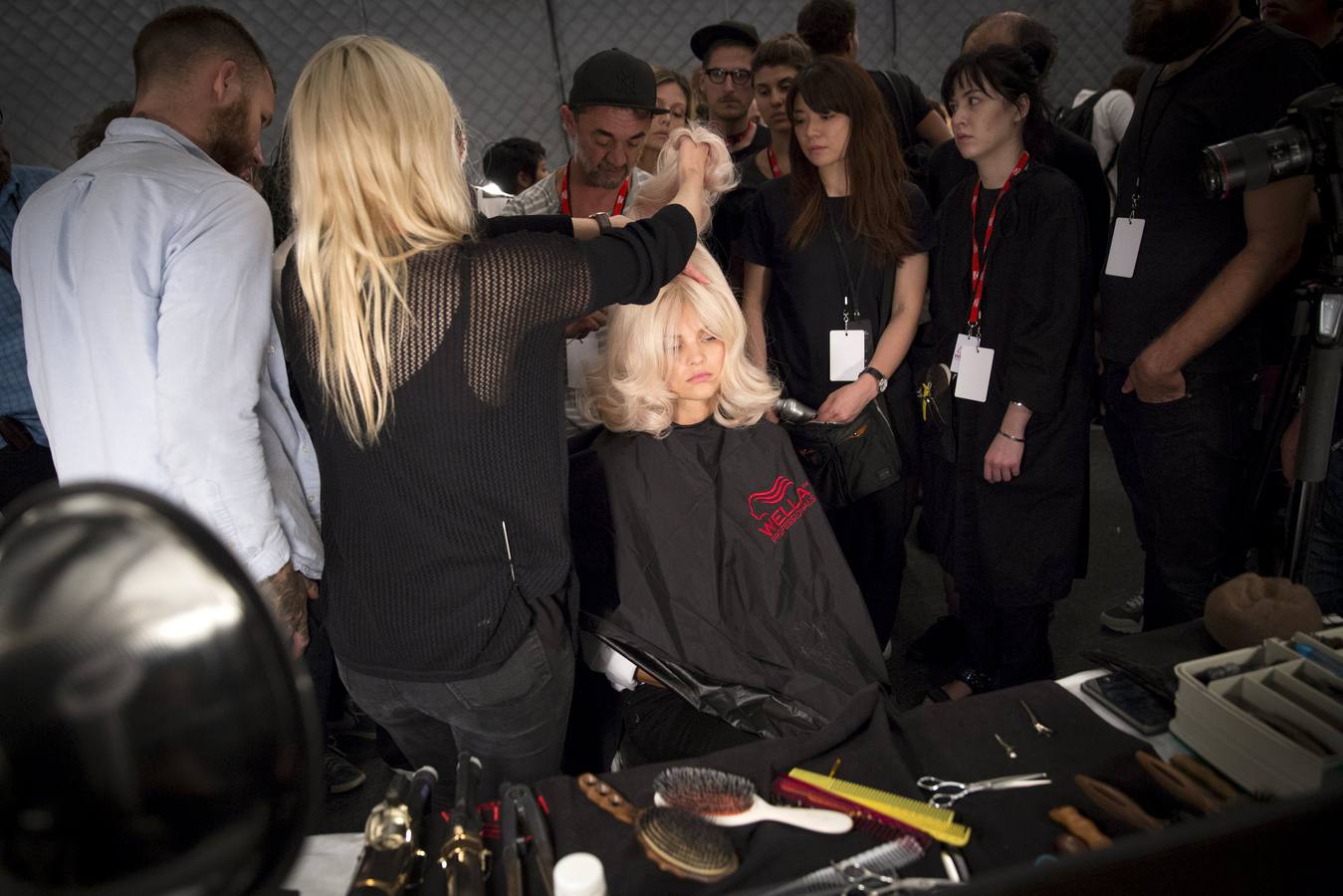 El backstage de las grandes pasarelas