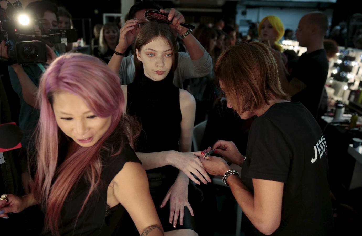 El backstage de las grandes pasarelas