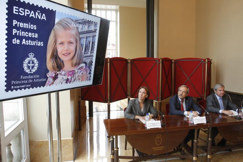 Correos presenta el sello dedicado a la Princesa Leonor