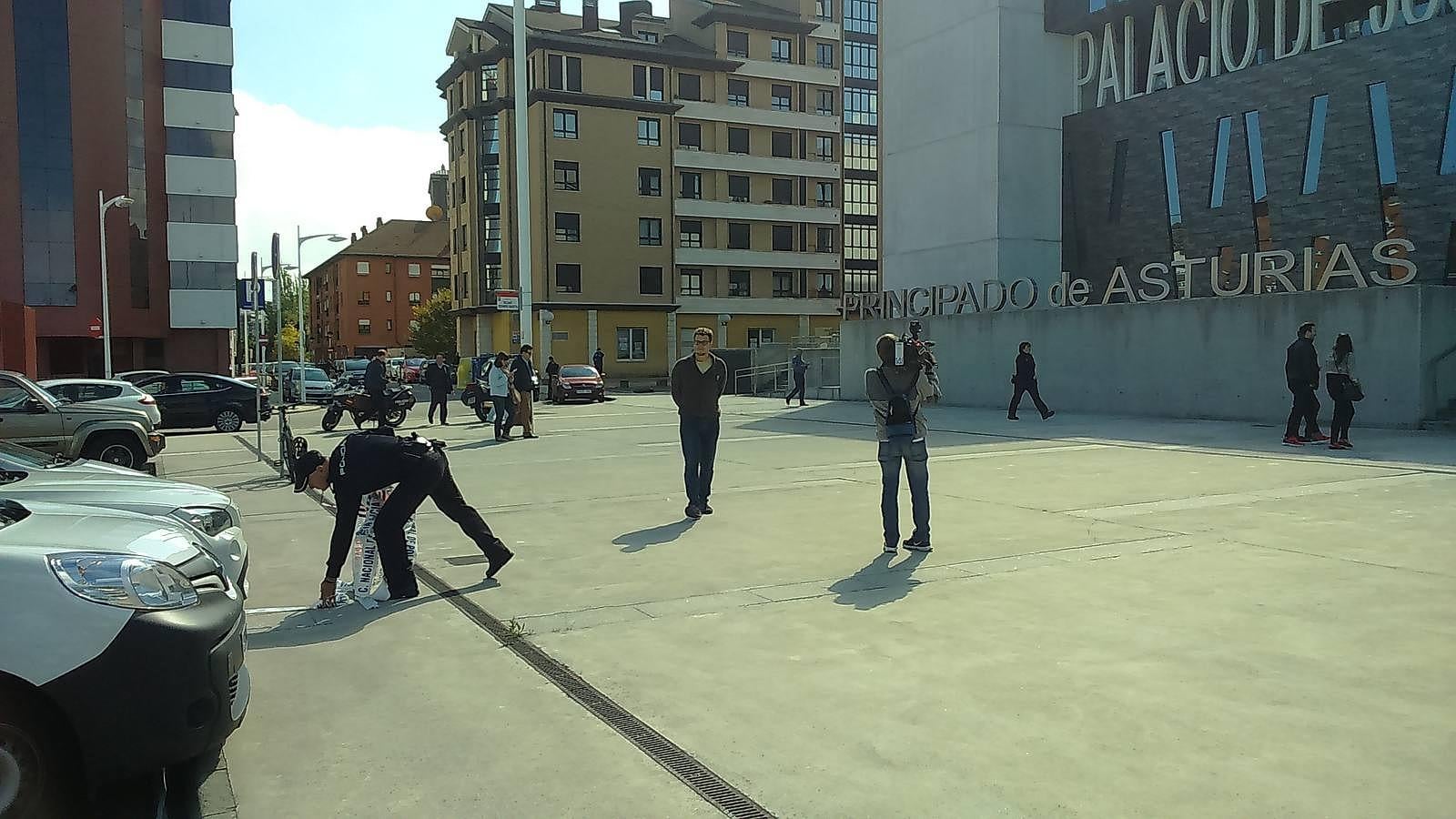 Aviso de bomba en el Palacio de Justicia gijonés