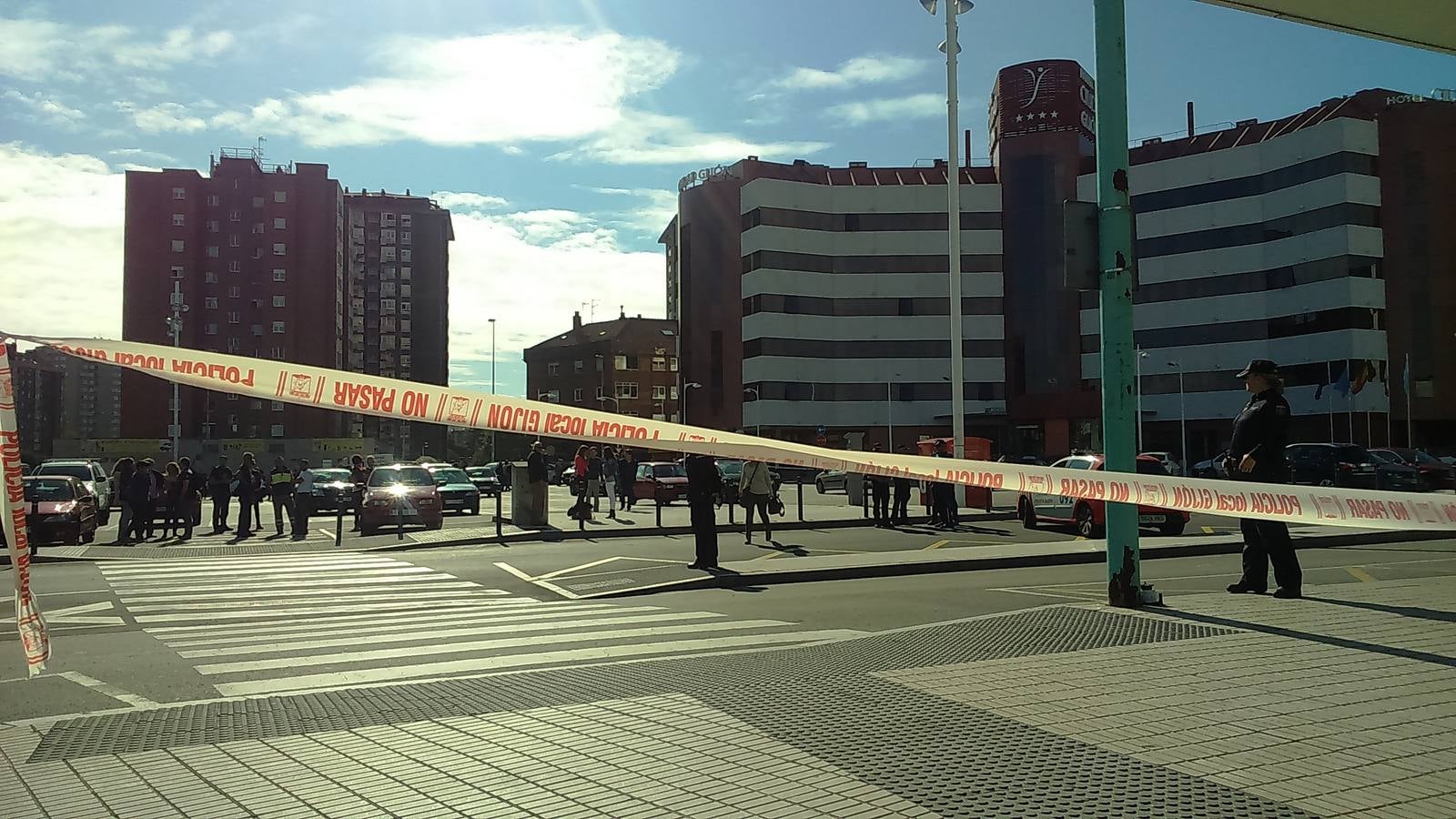 Aviso de bomba en el Palacio de Justicia gijonés
