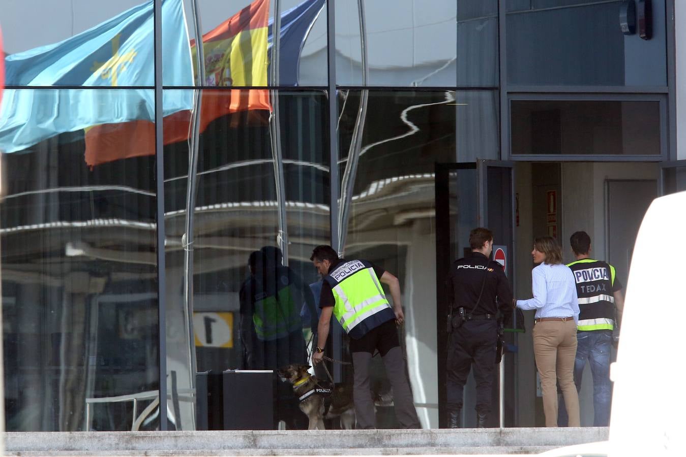 Aviso de bomba en el Palacio de Justicia gijonés