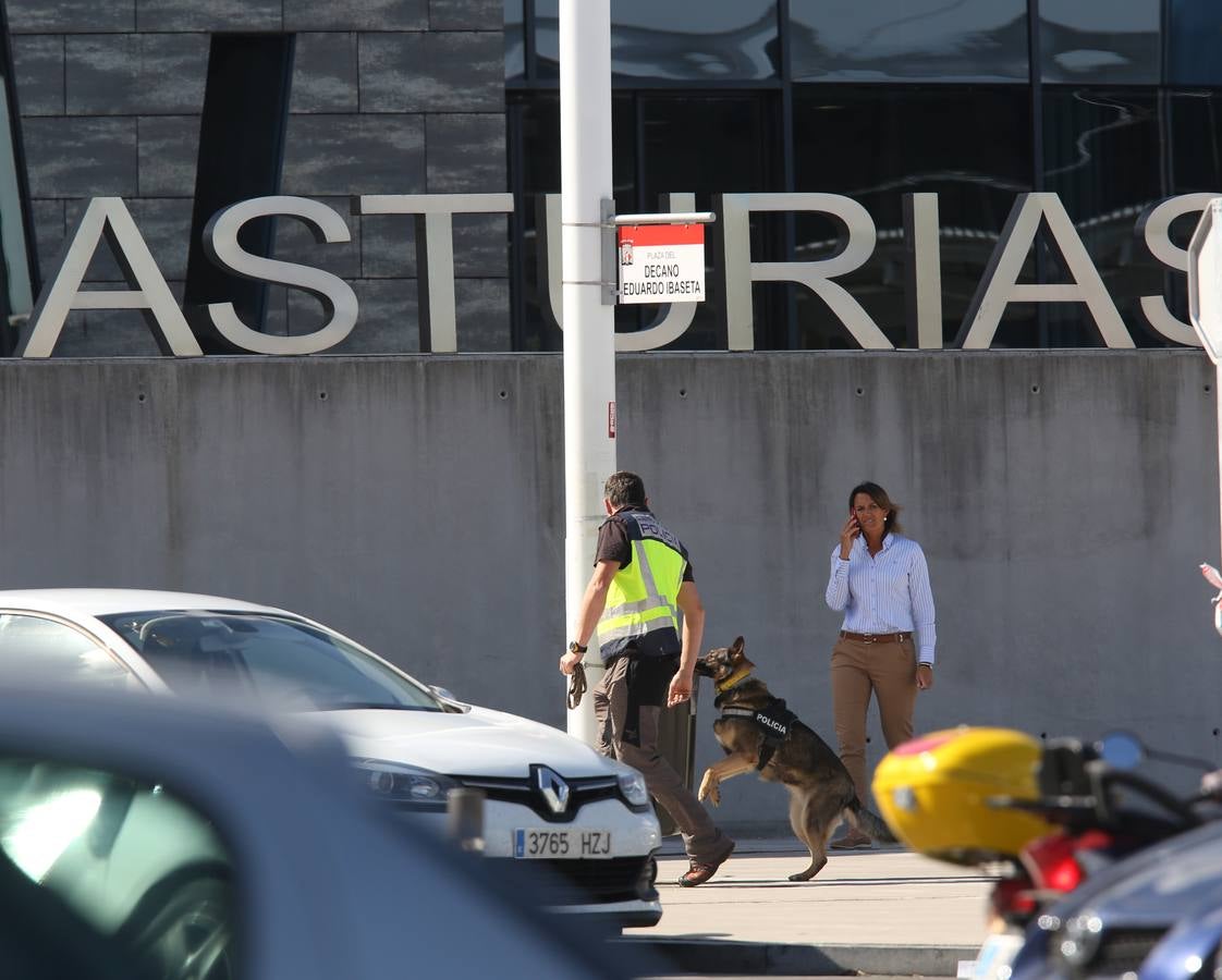 Aviso de bomba en el Palacio de Justicia gijonés