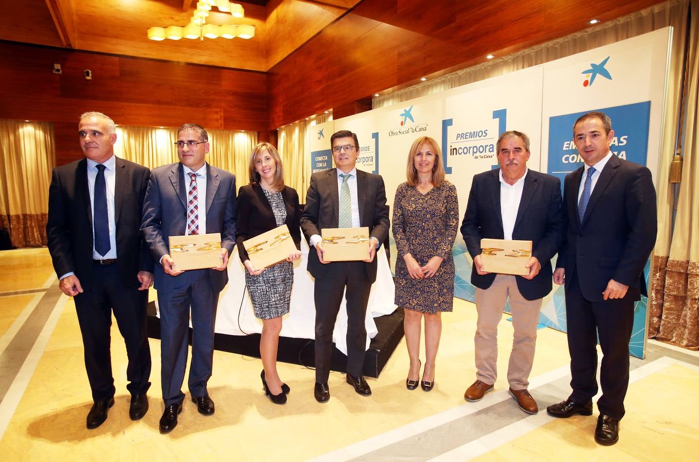 -Interdomicilio, Ayre Hoteles, Clece y el Ayuntamiento de Mieres reciben los Premios Incorpora