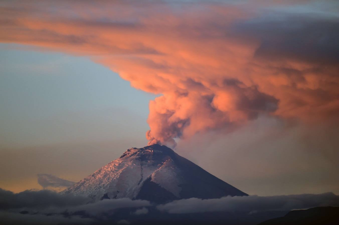 El volcán Cotopaxi