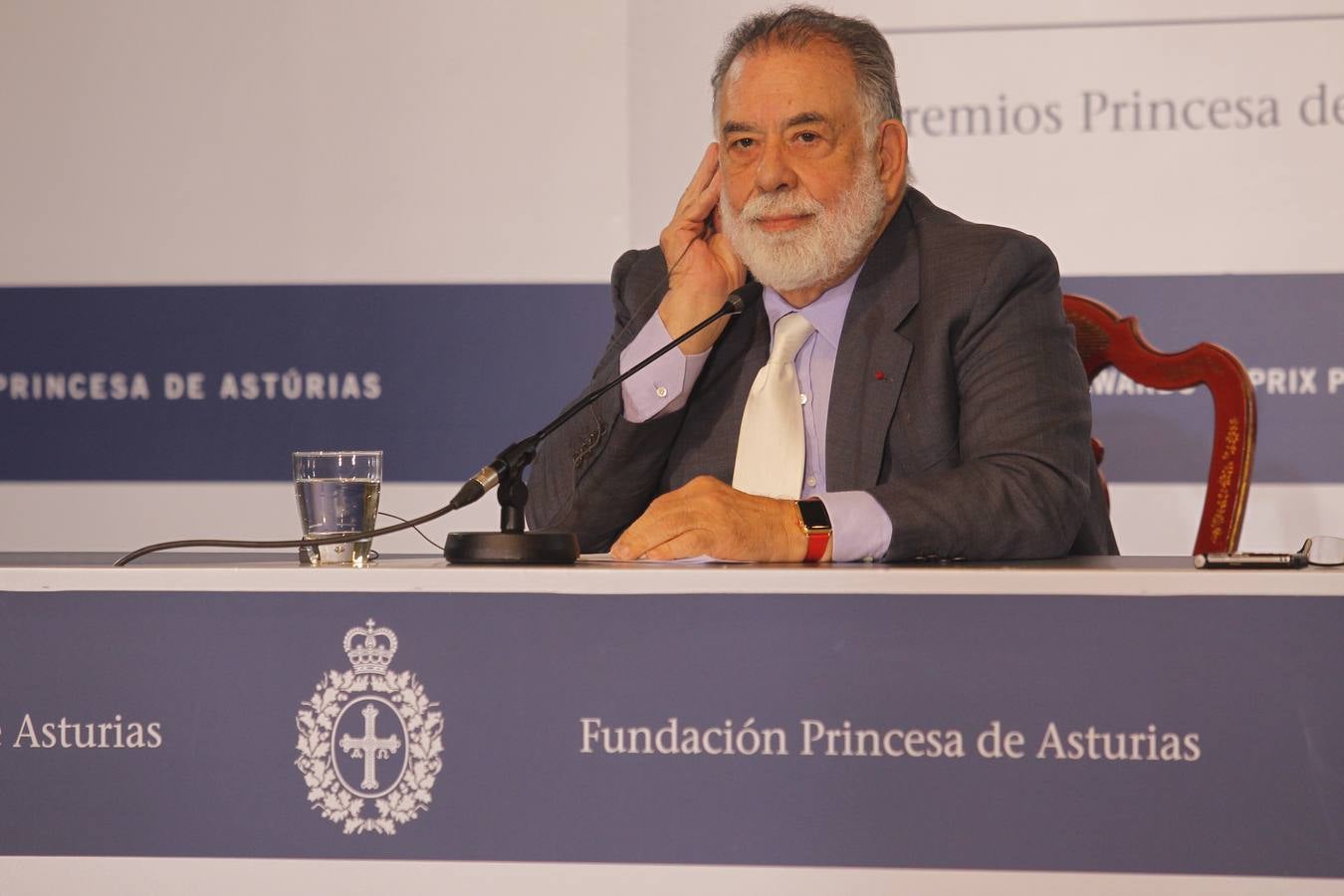 Premios Princesa de Asturias | Francis Ford Coppola se presenta ante los medios