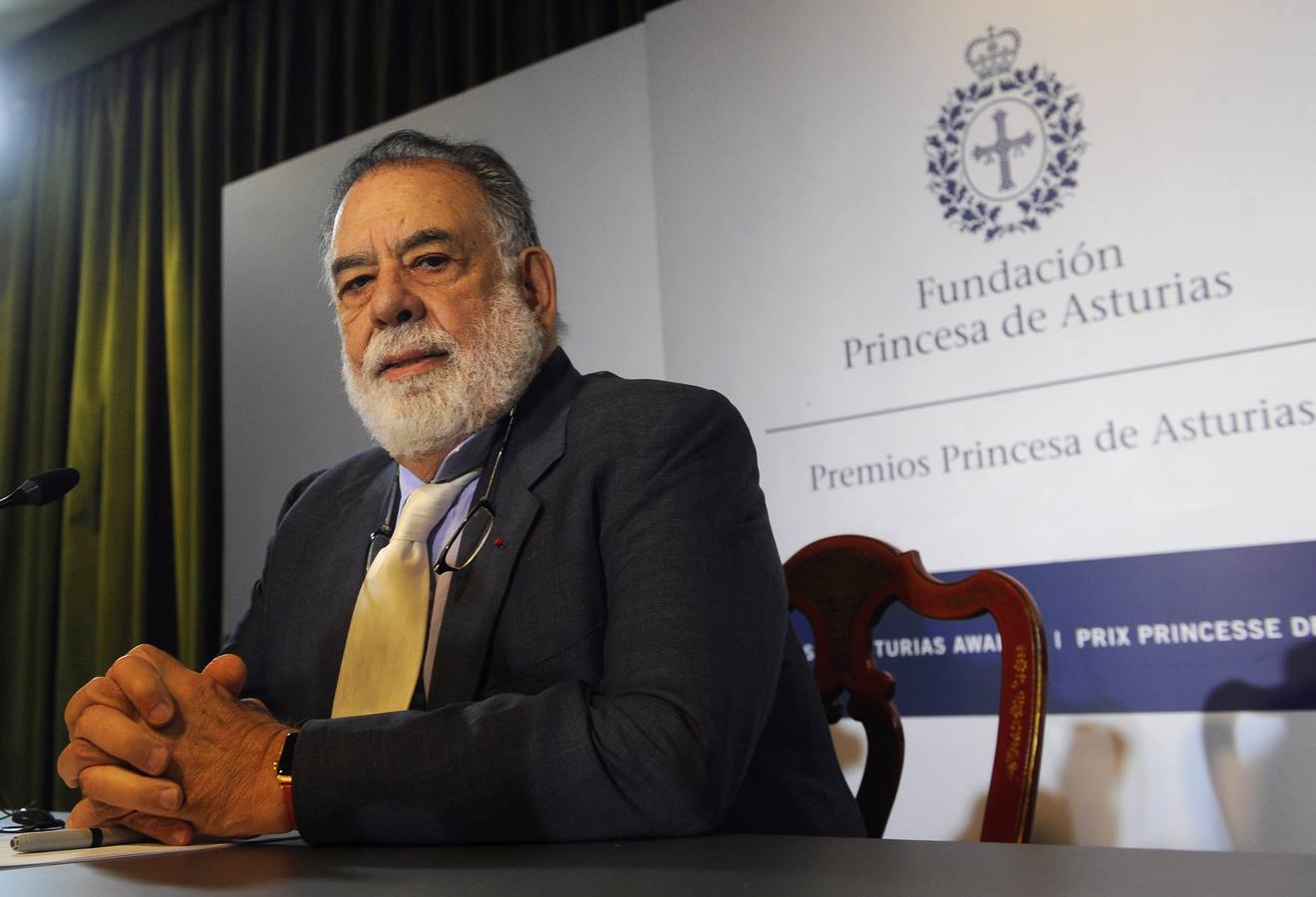 Premios Princesa de Asturias | Francis Ford Coppola se presenta ante los medios