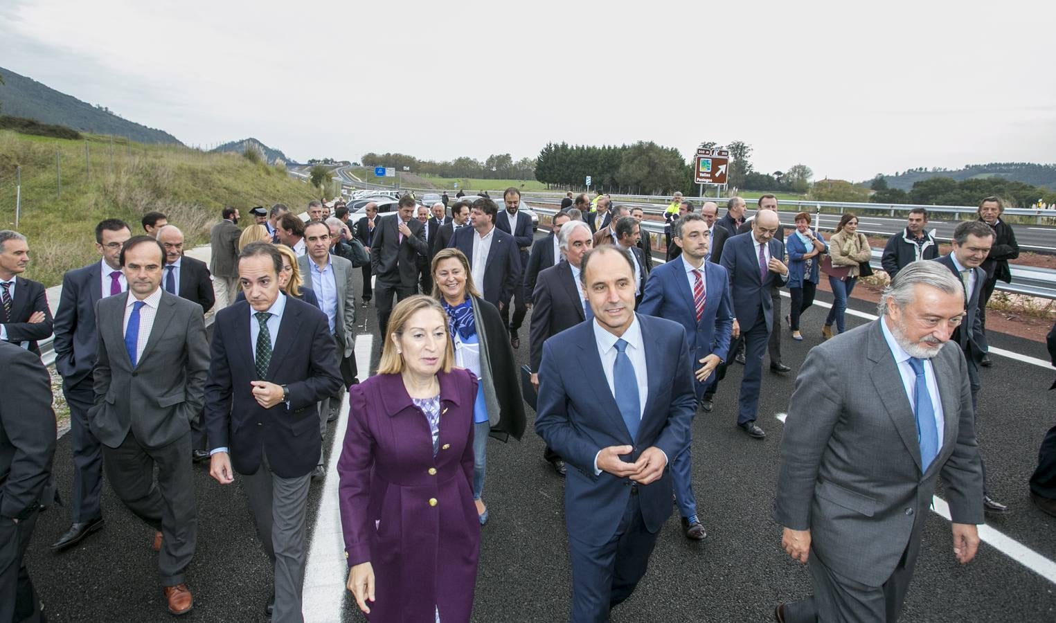 Inauguración de la autovía Solares-Torrelavega