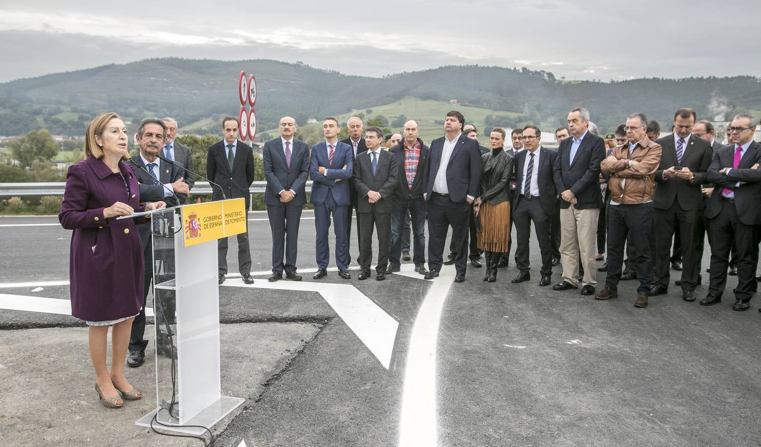 Inauguración de la autovía Solares-Torrelavega