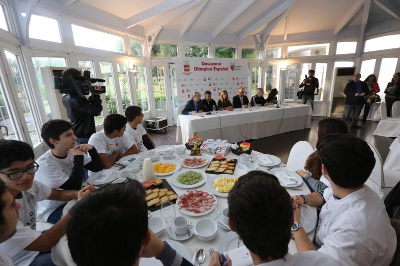 Desayuno olímpico en Avilés