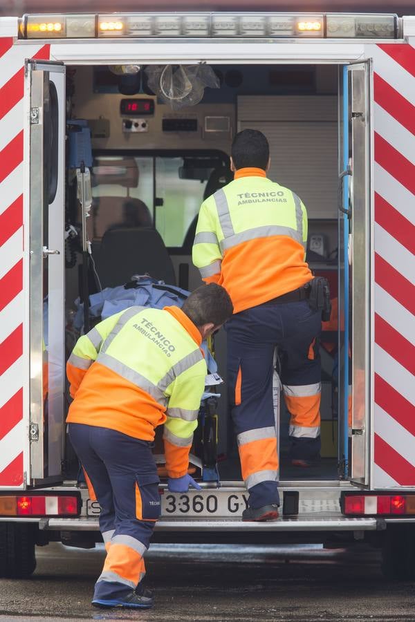 Simulacro de emergencias en el puerto de El Musel