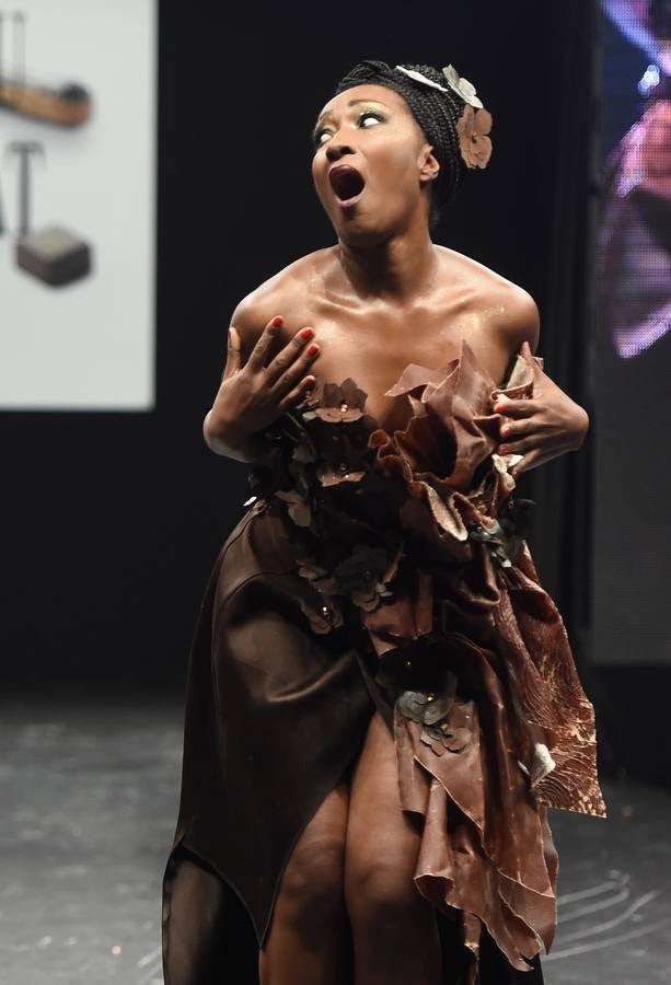 Desfile de moda de chocolate