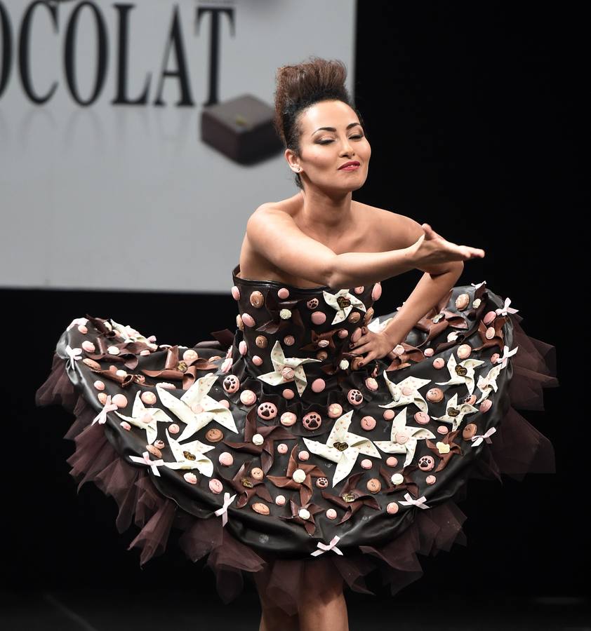 Desfile de moda de chocolate
