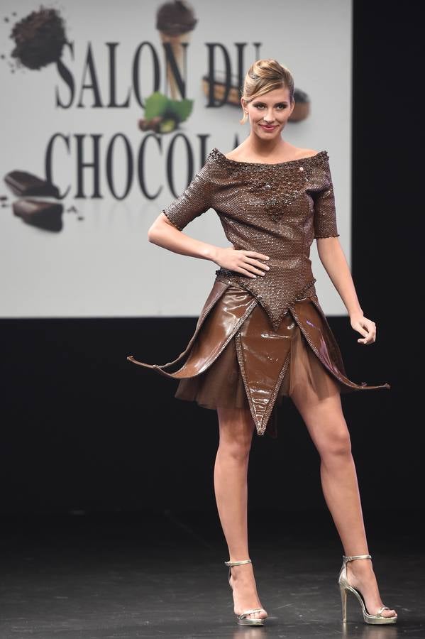 Desfile de moda de chocolate