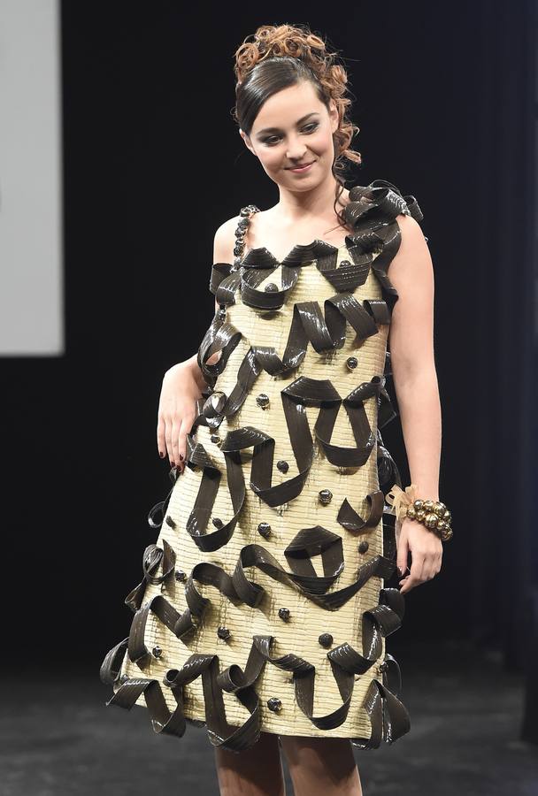 Desfile de moda de chocolate