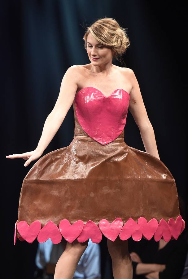 Desfile de moda de chocolate