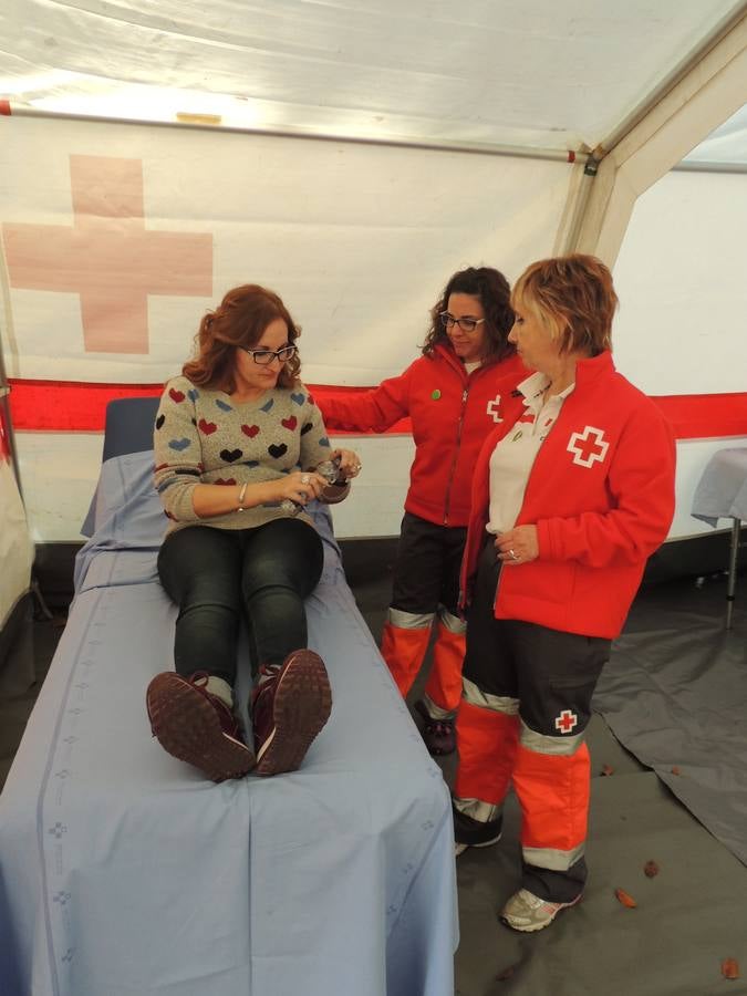 Simulacro de emergencias ante catástrofes en Tineo