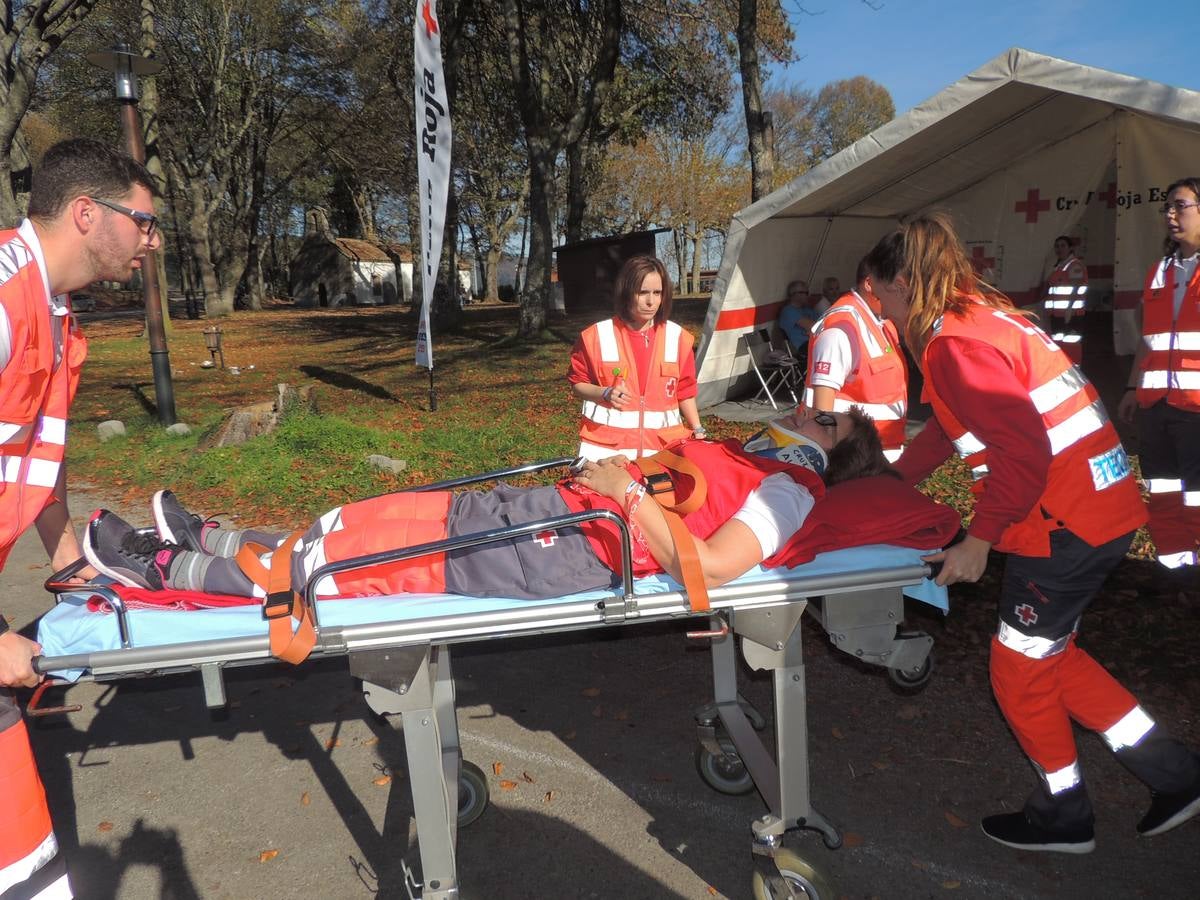 Simulacro de emergencias ante catástrofes en Tineo