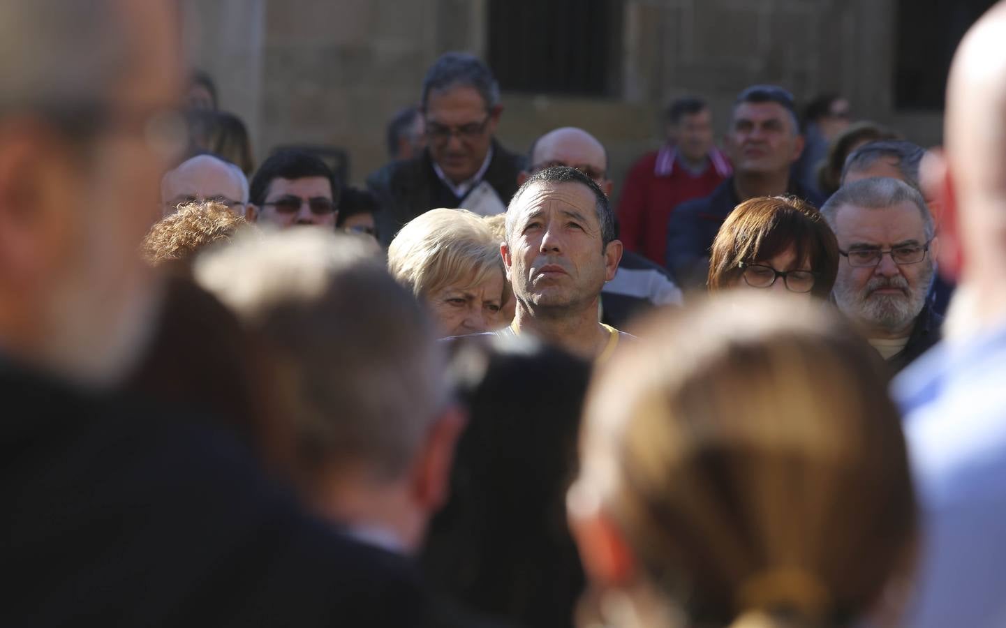 Concentración en Avilés por los atentados de París