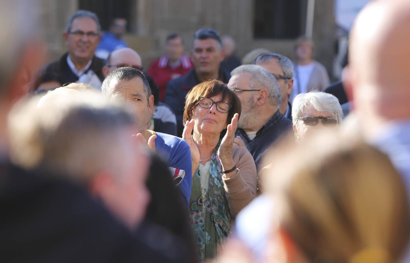 Concentración en Avilés por los atentados de París