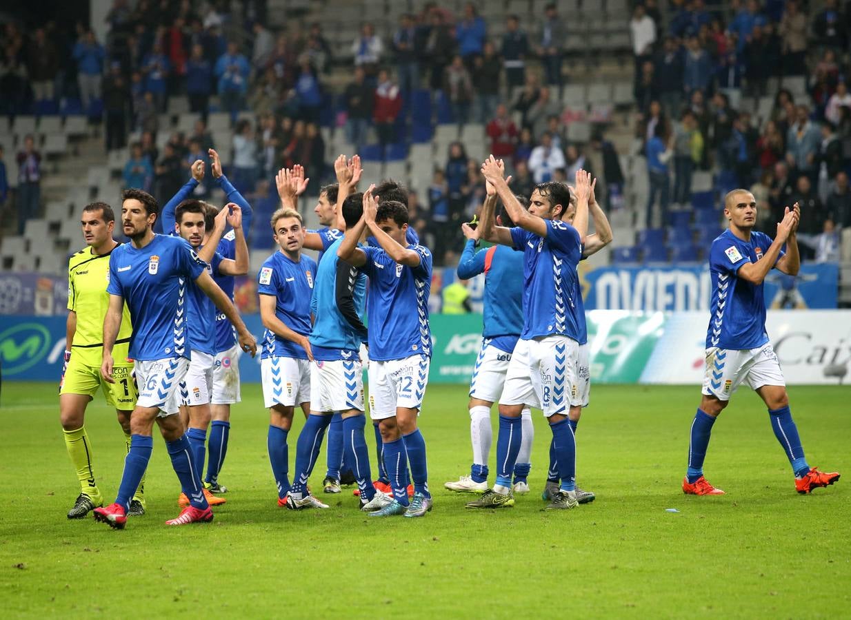 La victoria del Real Oviedo ante el Nástic, en imágenes