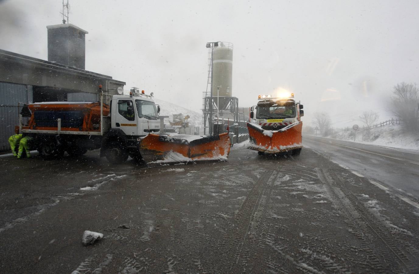 Puerto de Pajares, el sábado.