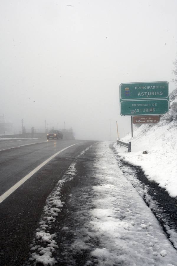 Puerto de Pajares, el sábado.