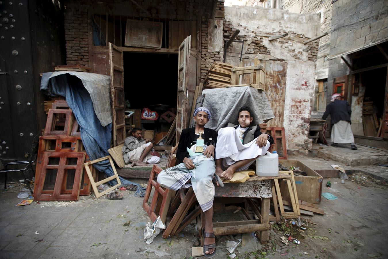 Saná, la devastada capital de Yemen