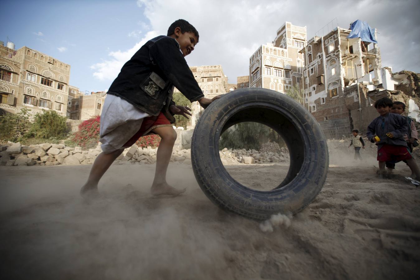 Saná, la devastada capital de Yemen