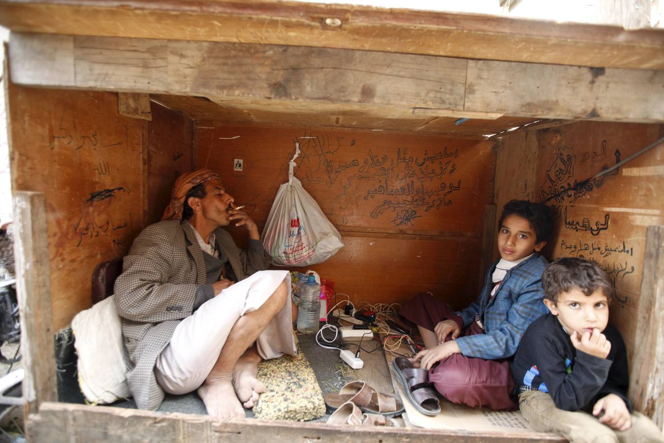 Saná, la devastada capital de Yemen