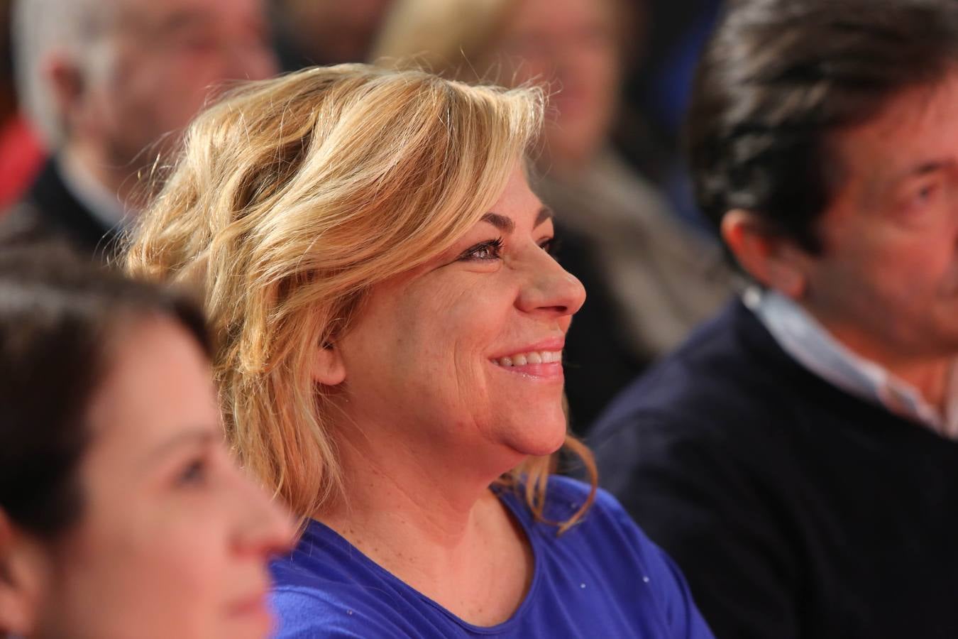 Elena Valenciano, en el mitin del PSOE en Avilés