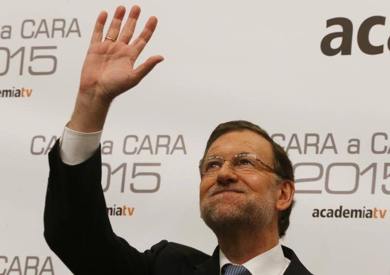 Las mejores imágenes del &#039;Cara a Cara&#039; entre Mariano Rajoy y Pedro Sánchez