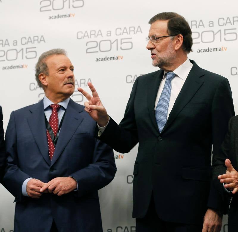 Las mejores imágenes del &#039;Cara a Cara&#039; entre Mariano Rajoy y Pedro Sánchez