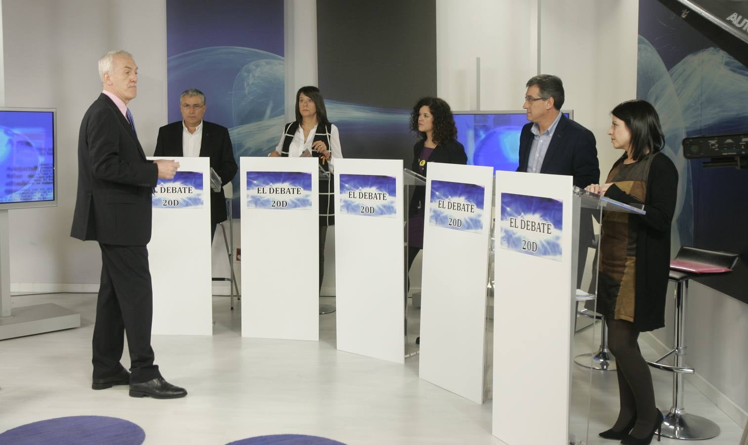 El debate de los candidatos al Congreso por Asturias, en imágenes