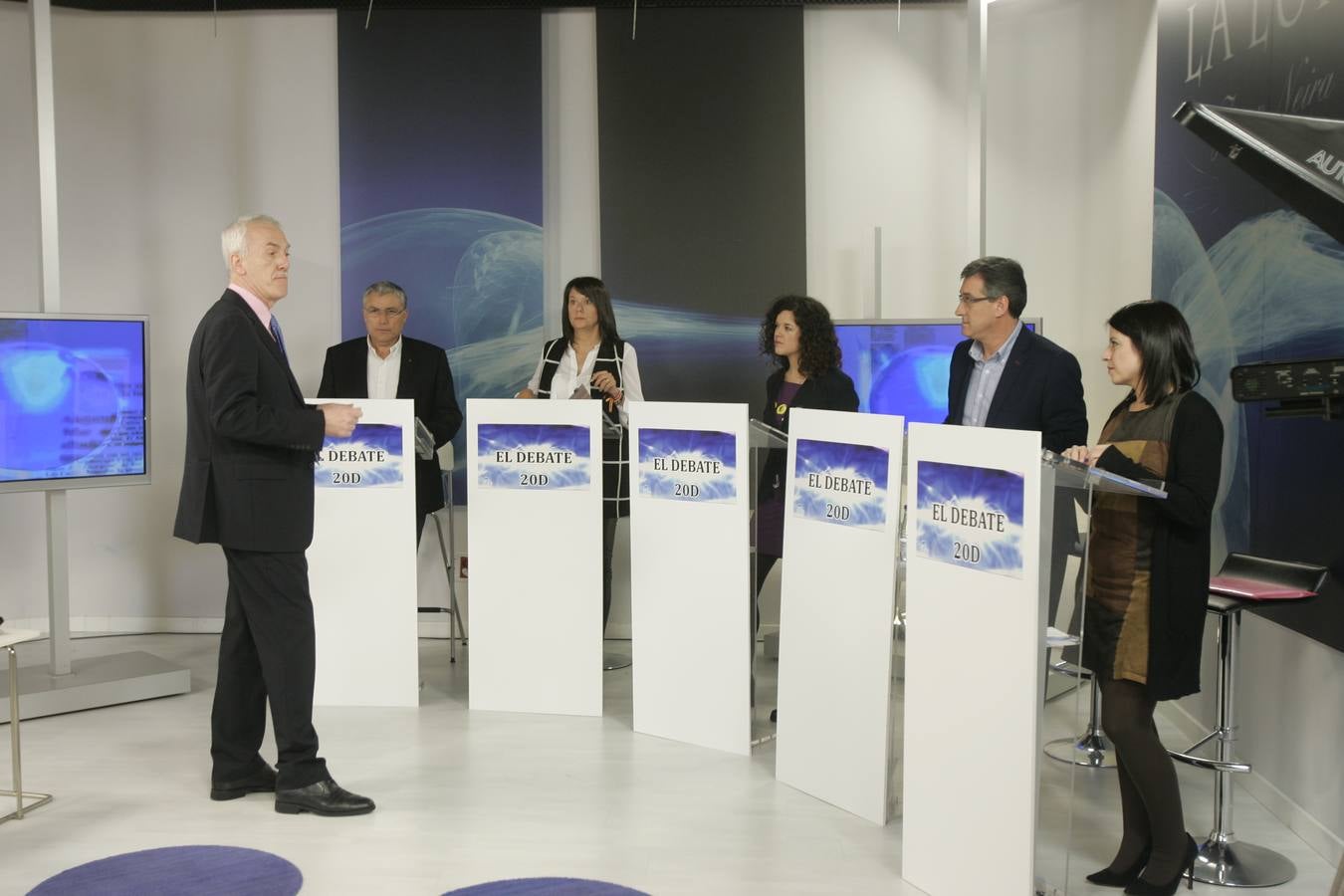 El debate de los candidatos al Congreso por Asturias, en imágenes