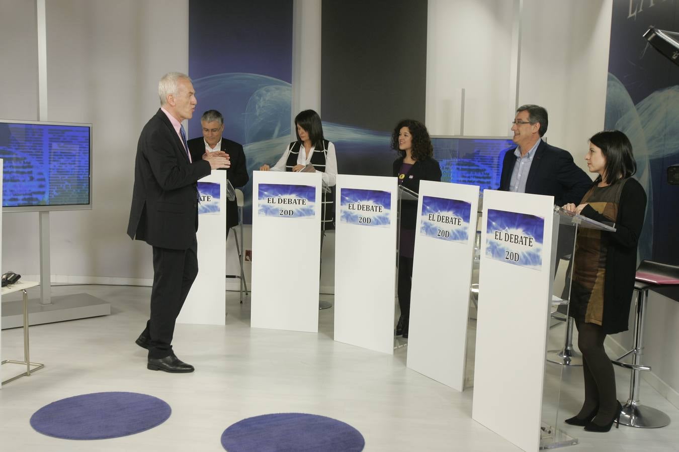 El debate de los candidatos al Congreso por Asturias, en imágenes