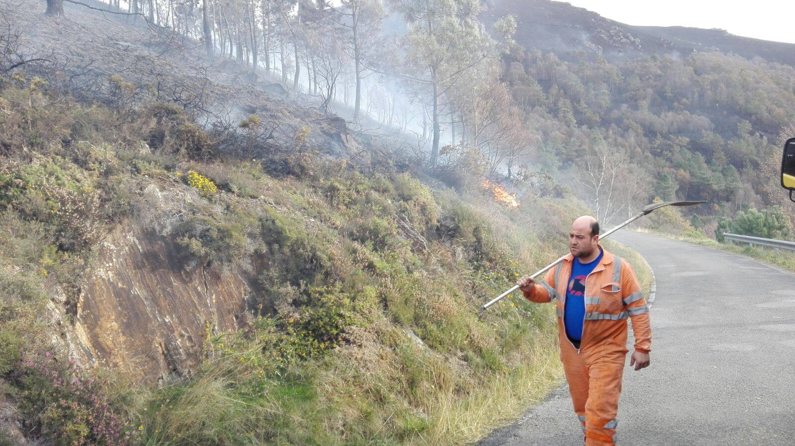 Incendios forestales en Asturias