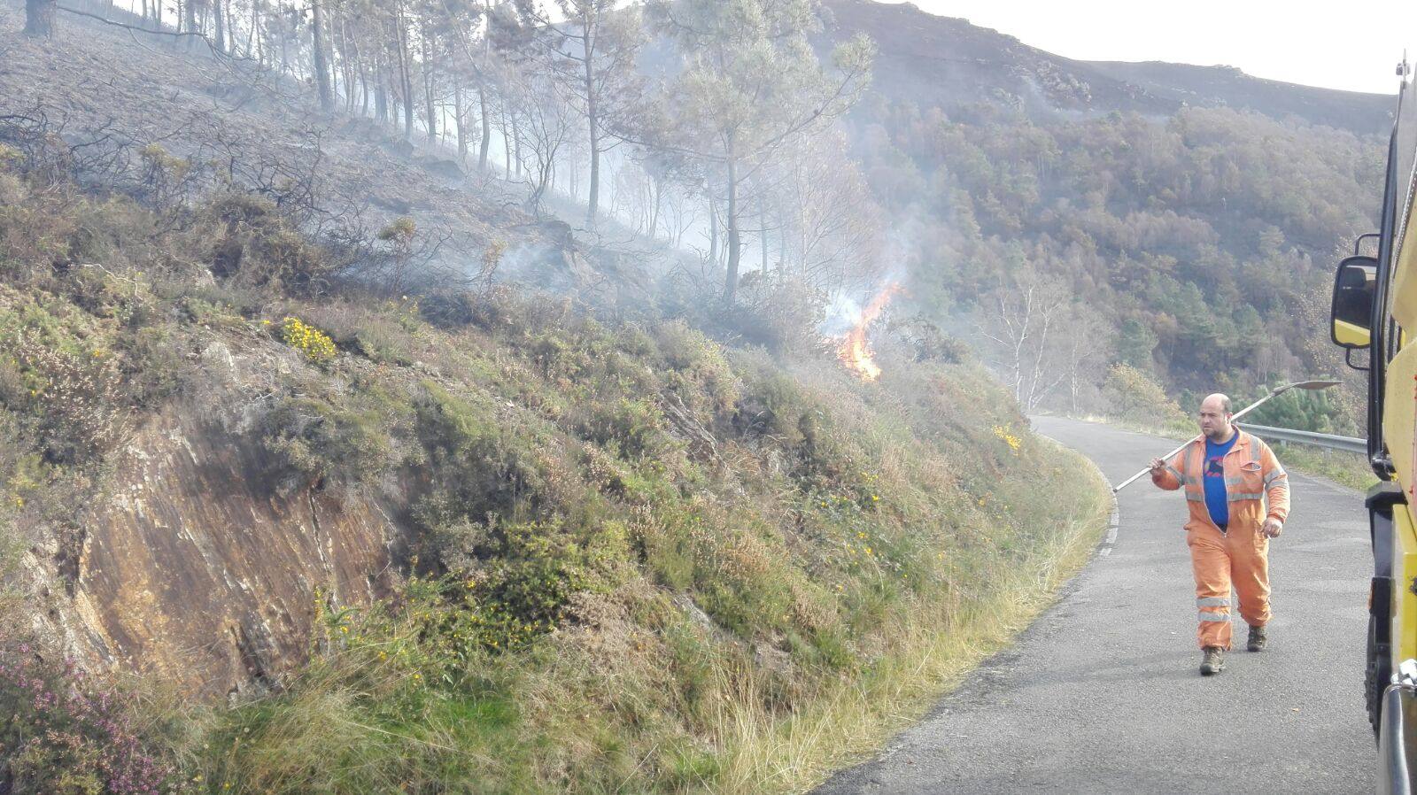 Incendios forestales en Asturias