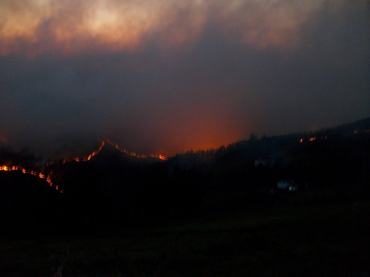 Incendios forestales en Asturias