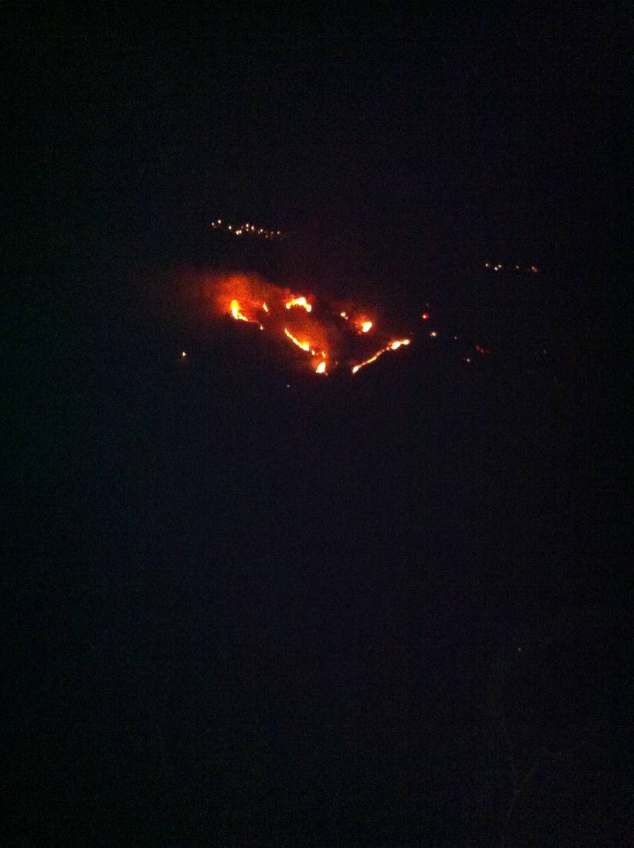 Los daños del fuego en Cangas del Narcea