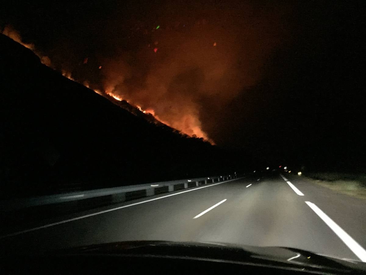 Incendios en el oriente asturiano