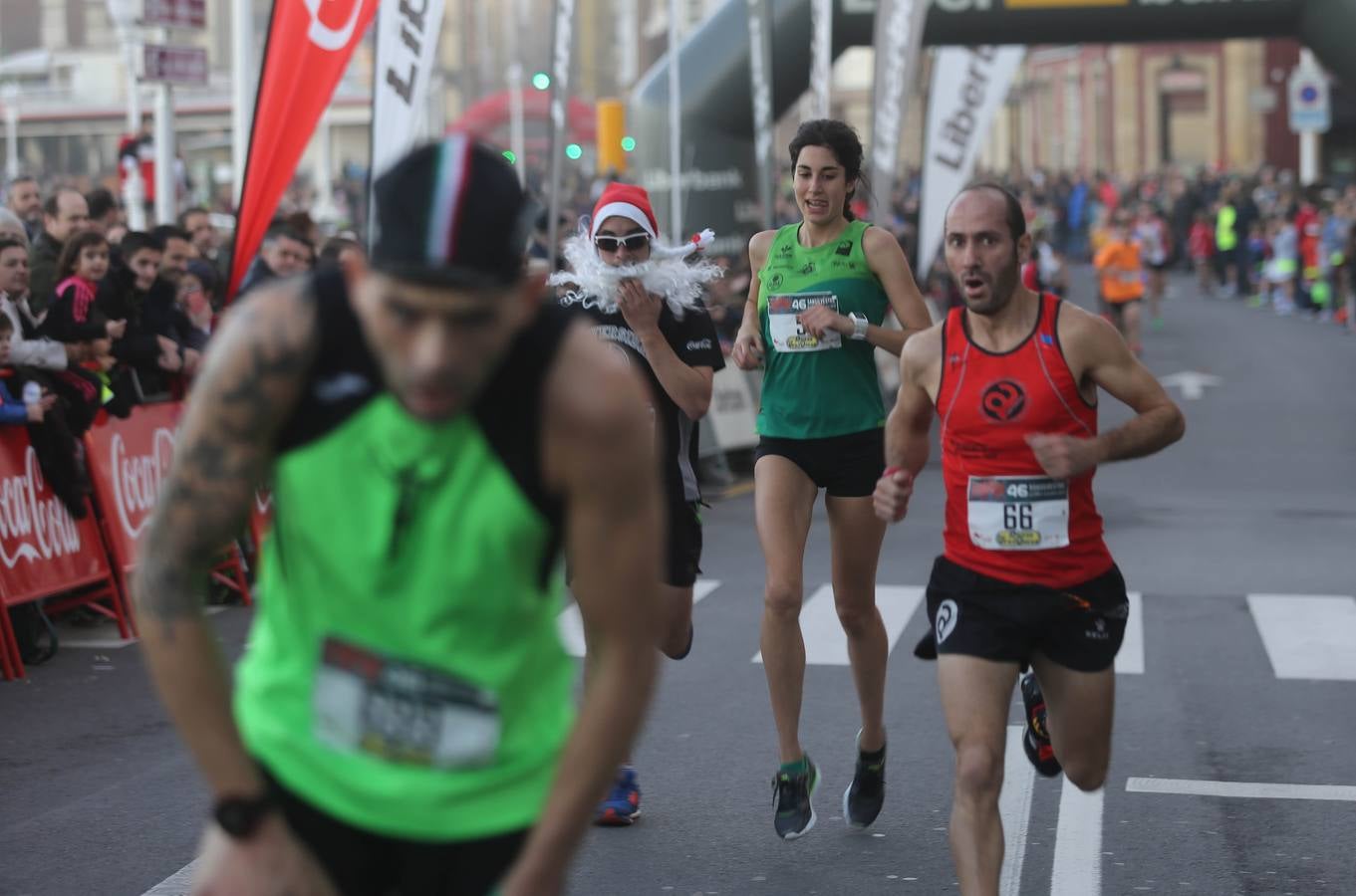 Las mejores imágenes de la San Silvestre de Gijón
