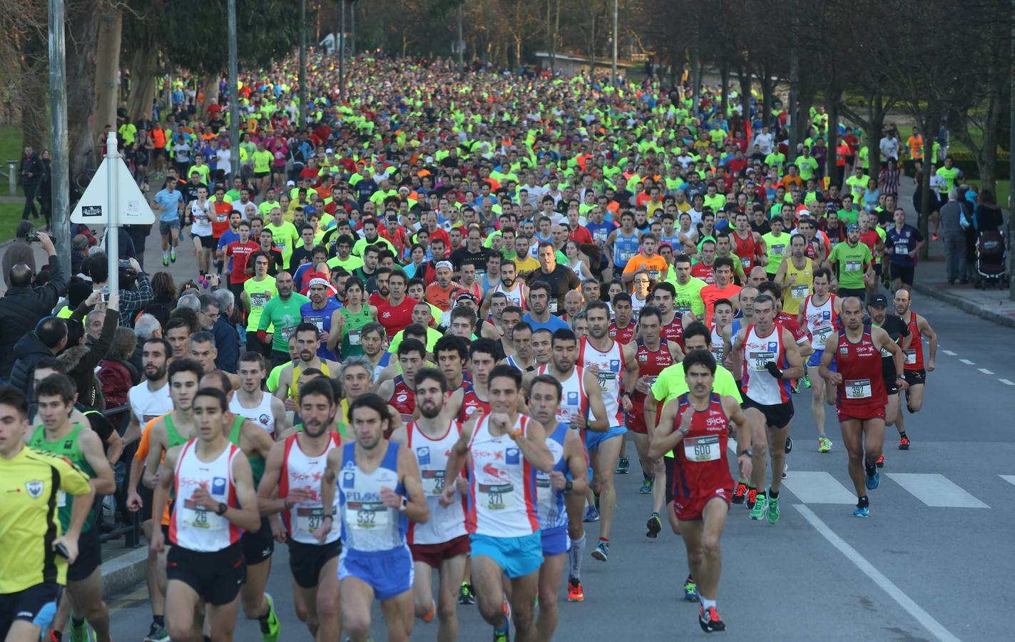 Las mejores imágenes de la San Silvestre de Gijón