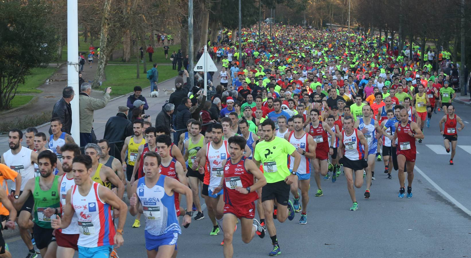 Las mejores imágenes de la San Silvestre de Gijón
